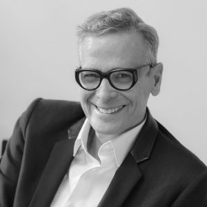 a man wearing glasses