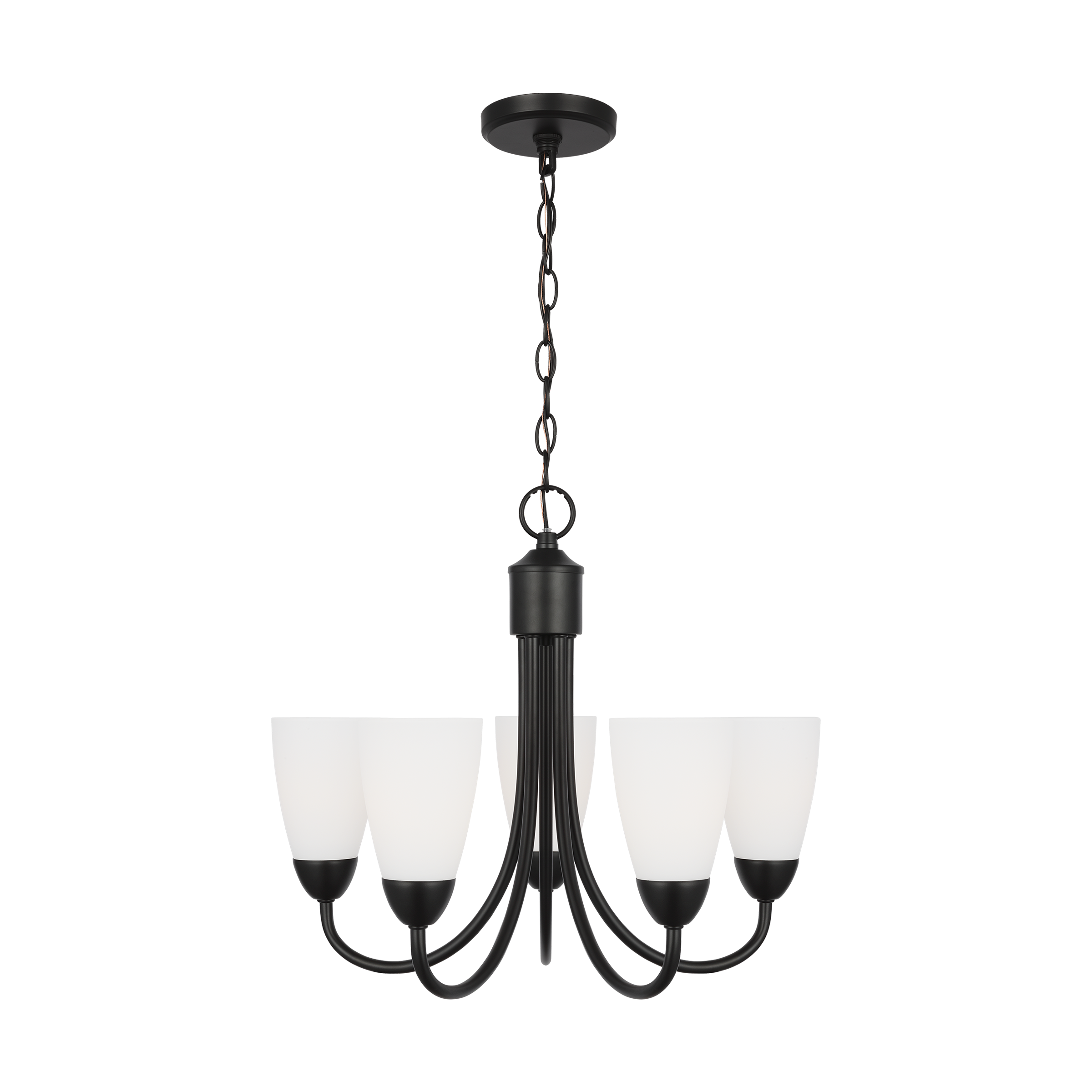 Seville Five Light Chandelier Midnight Black