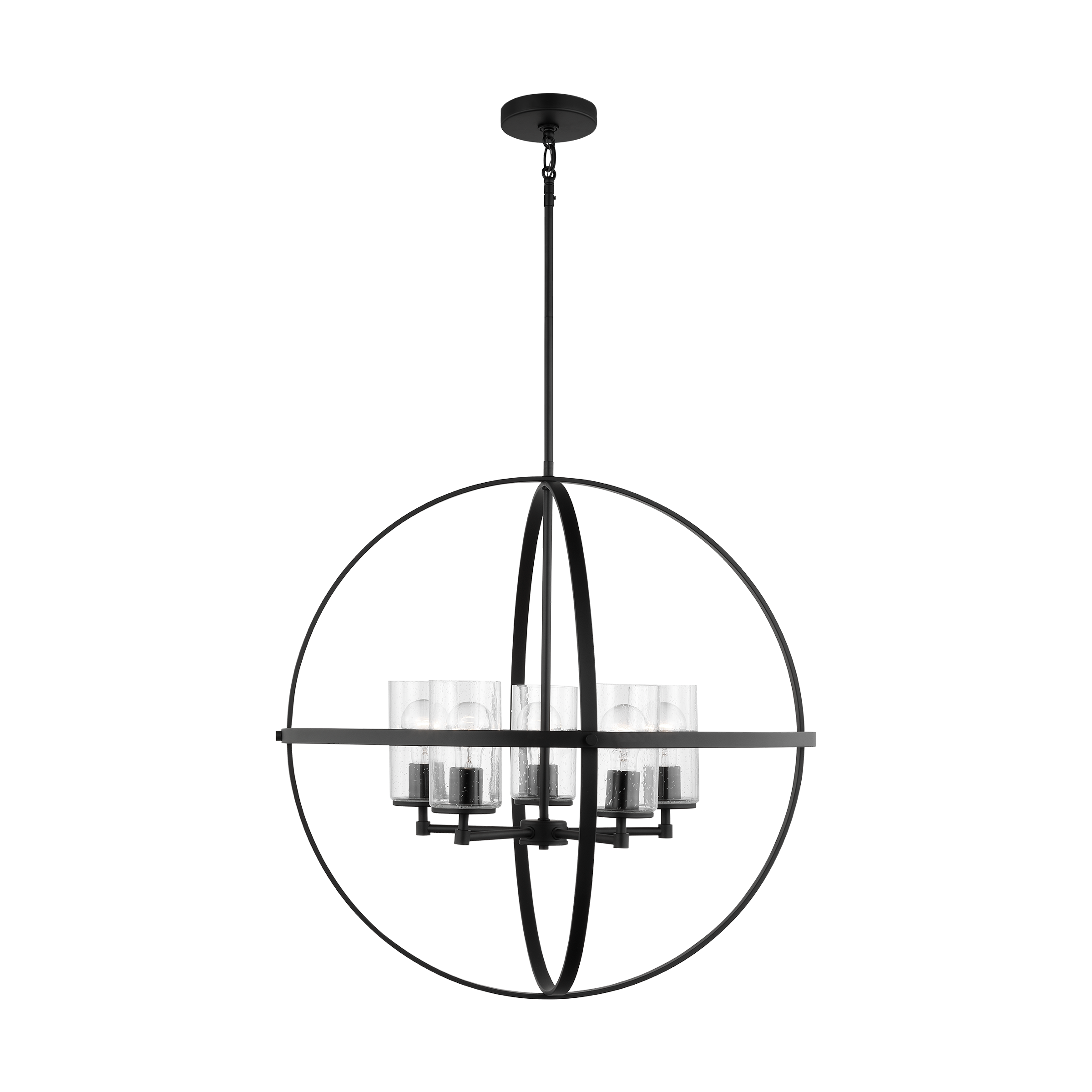 Alturas Five Light Chandelier Midnight Black