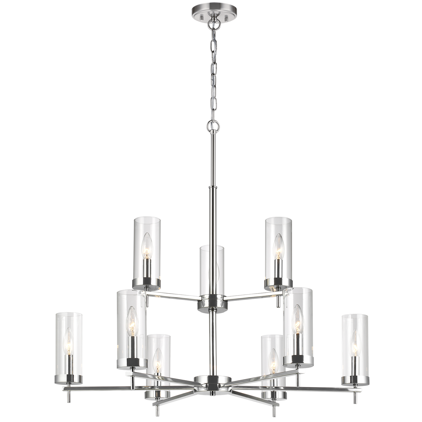 Zire Nine Light Chandelier - 3190309 | Visual Comfort