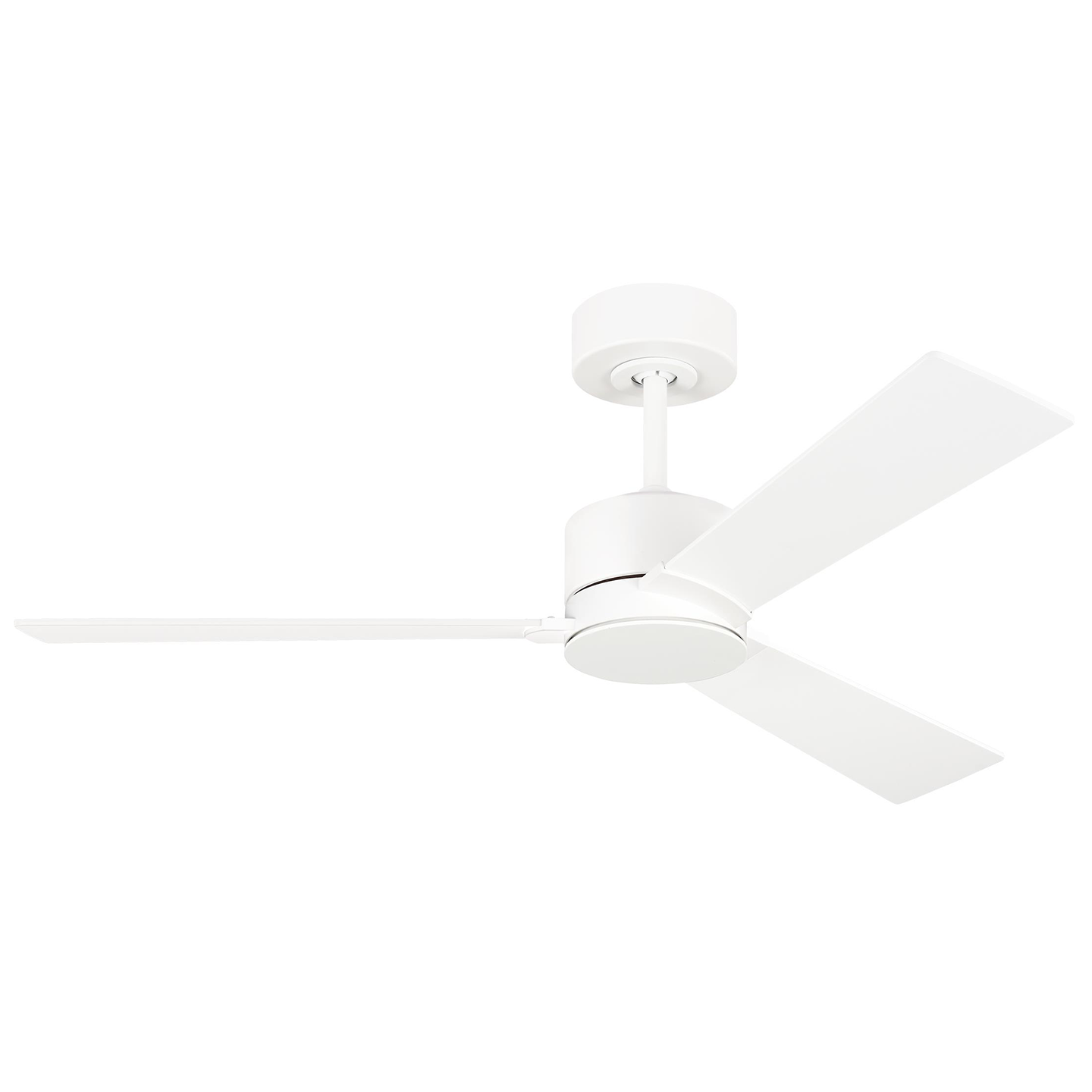 Rozzen 44 Ceiling Fan in with Blades Matte White