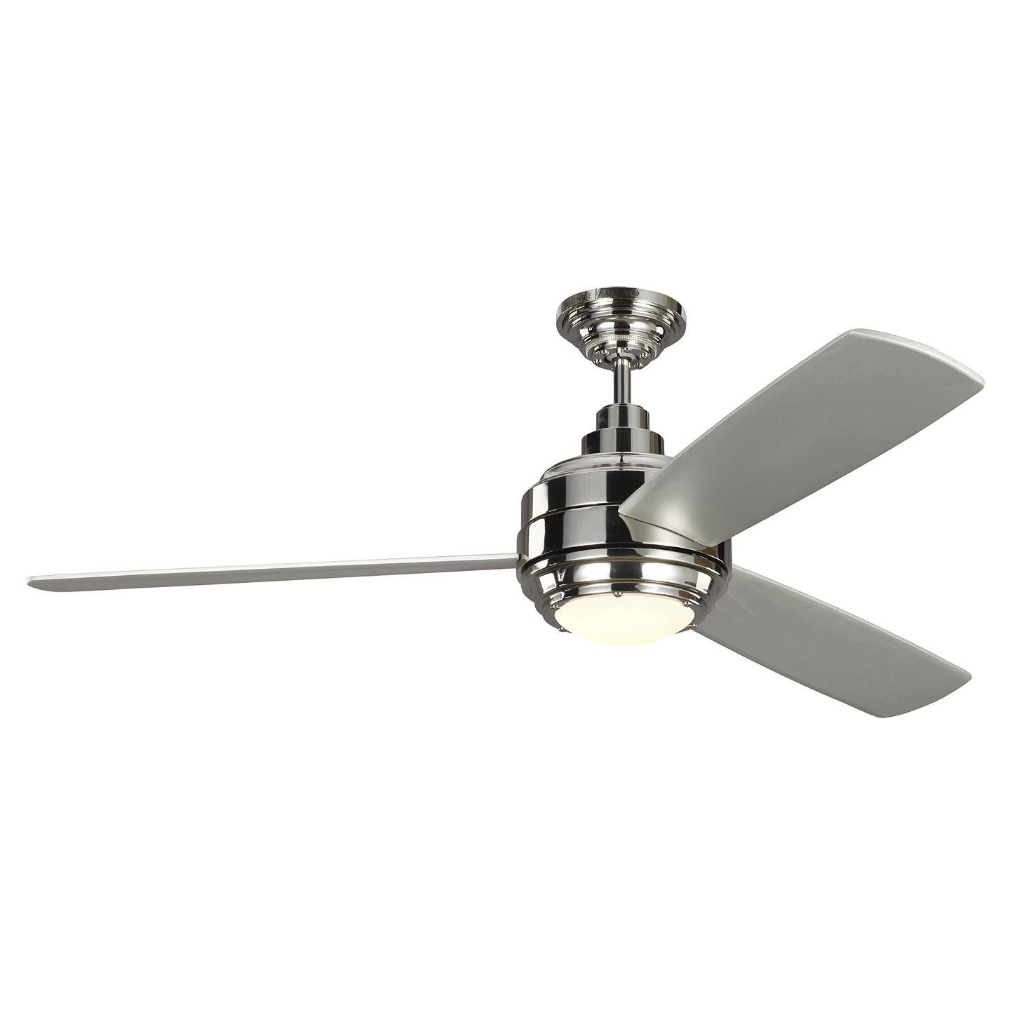 56" Aerotour - with Grey Blades Polished Nickel