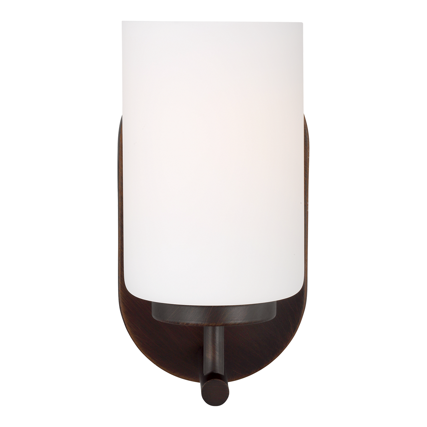 Oslo One Light Wall / Bath Sconce Bronze Bulbs Inc