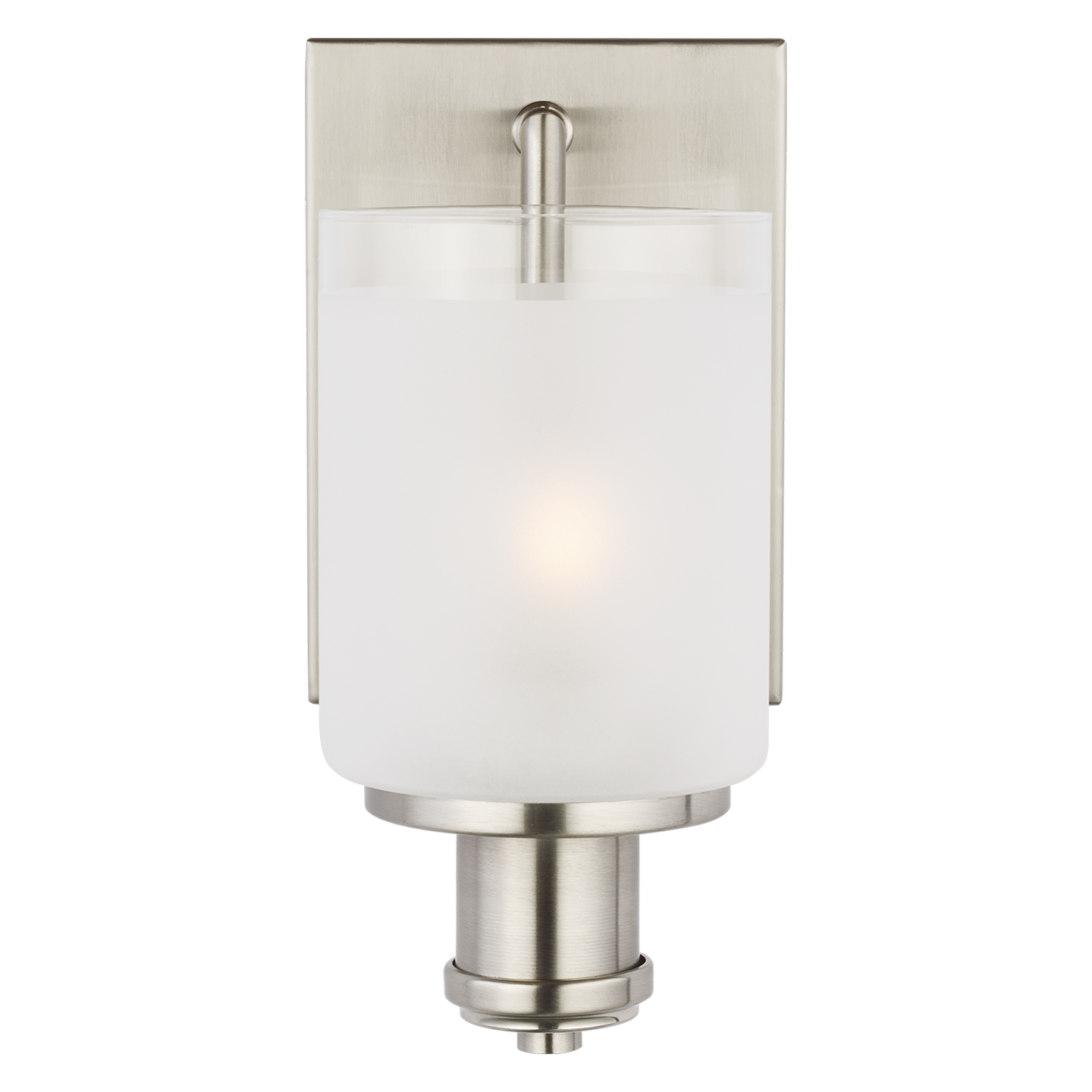 Norwood One Light Wall / Bath Sconce Brushed Nickel Bulbs Inc
