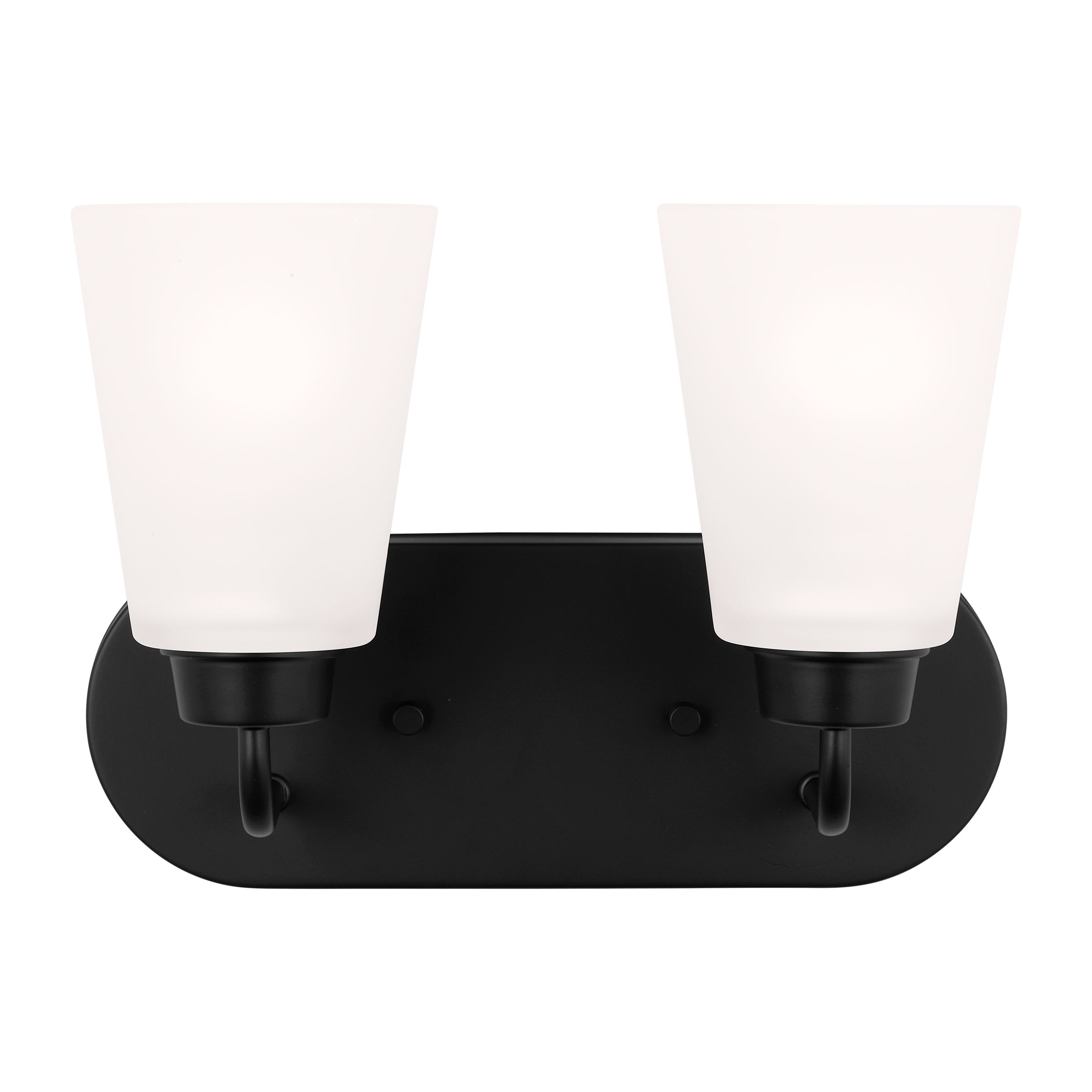 Kerrville Two Light Wall / Bath Midnight Black Bulbs Inc