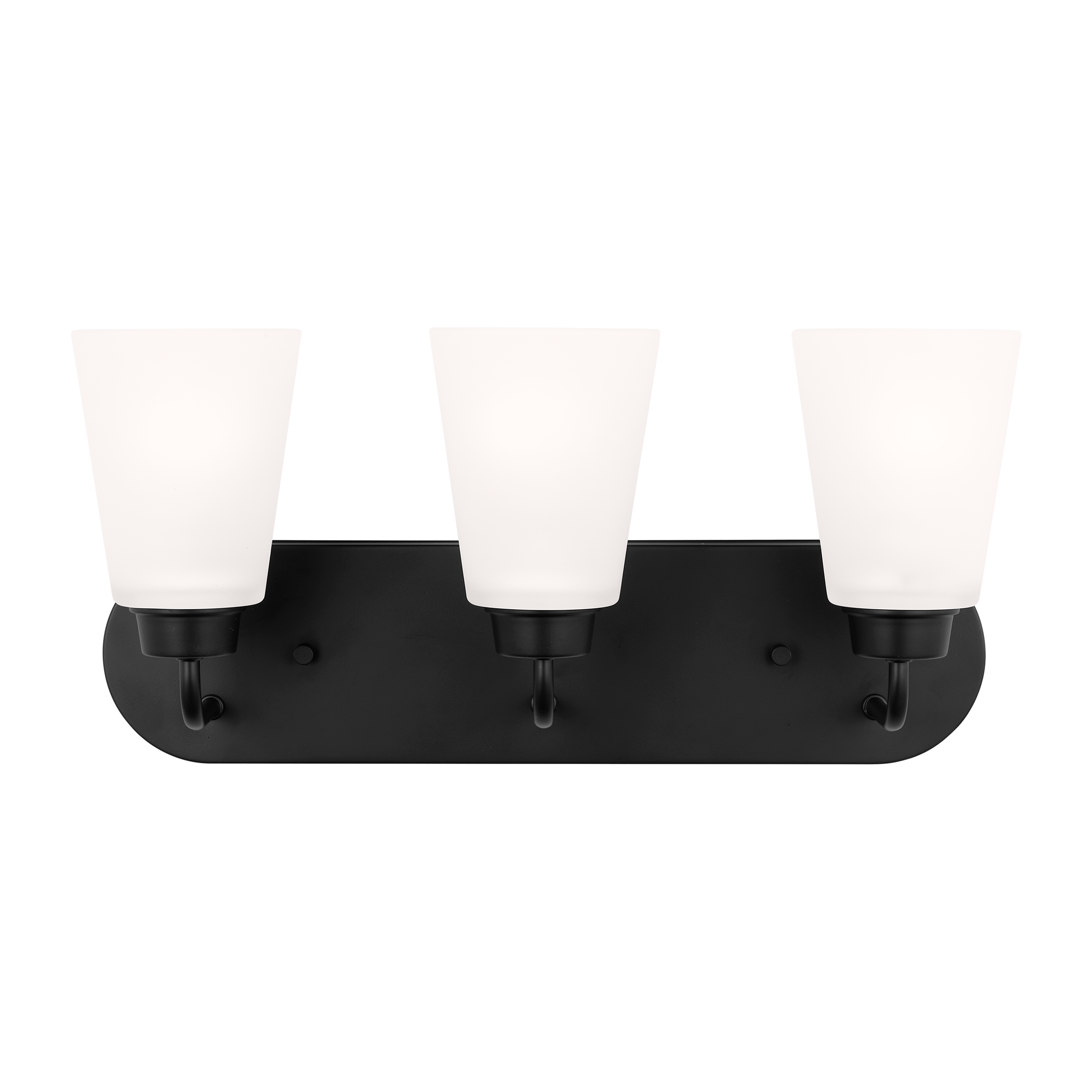 Kerrville Three Light Wall / Bath Midnight Black Bulbs Inc