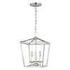 Dianna Three Light Mini Lantern Brushed Nickel Bulbs Inc