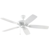 Colony 52 Ceiling Fan in with Blades Matte White