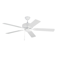Haven DC 52 Ceiling Fan in with Blades Matte White