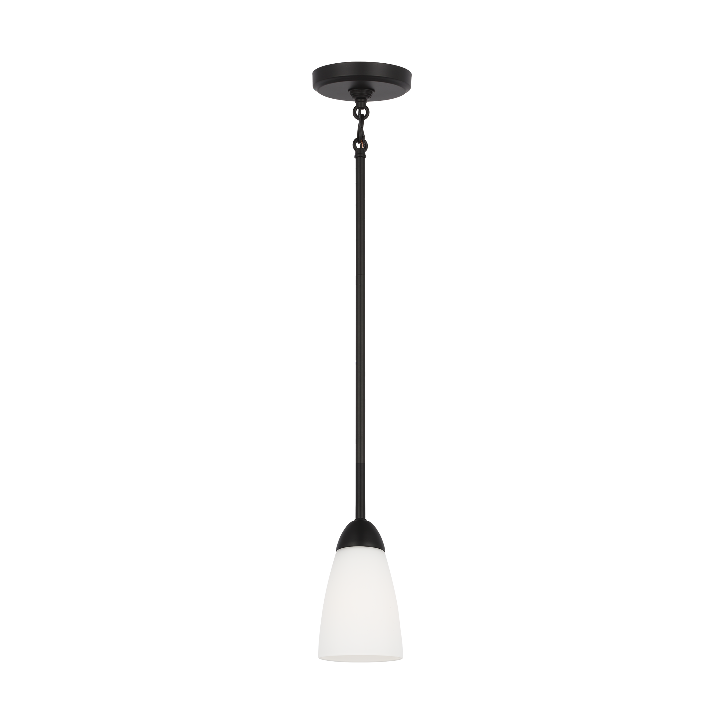 Seville One Light Mini-Pendant Midnight Black Bulbs Inc