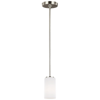 Alturas One Light Mini-Pendant Brushed Nickel