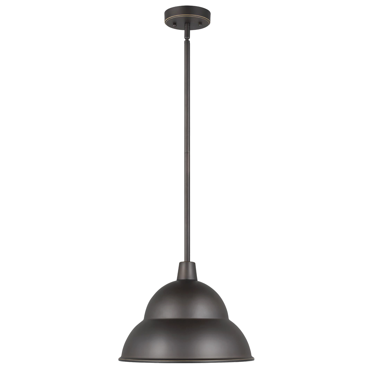 Barn Light One Light Outdoor Pendant Antique Bronze Bulbs Inc