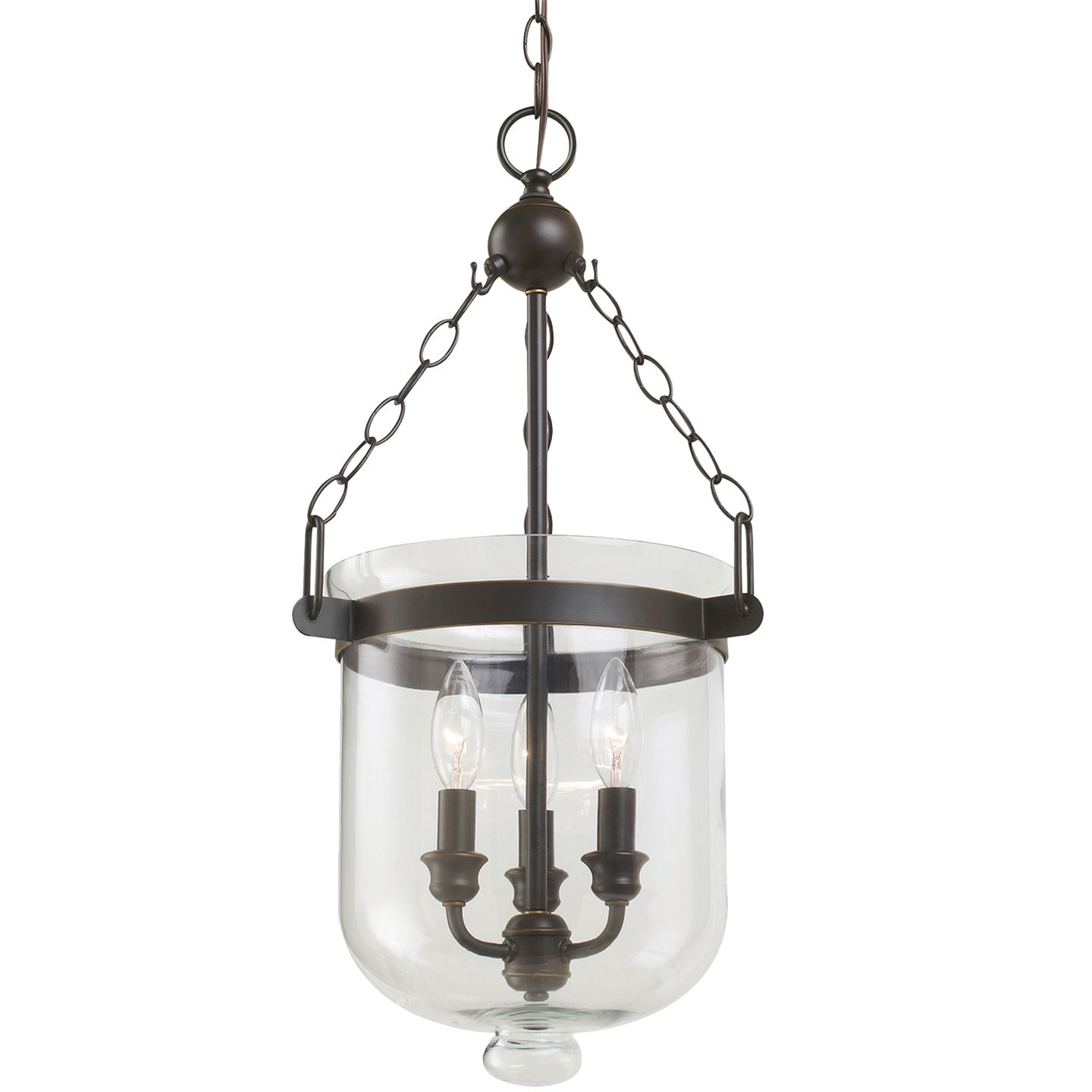Westminster Small Three Light Pendant Autumn Bronze