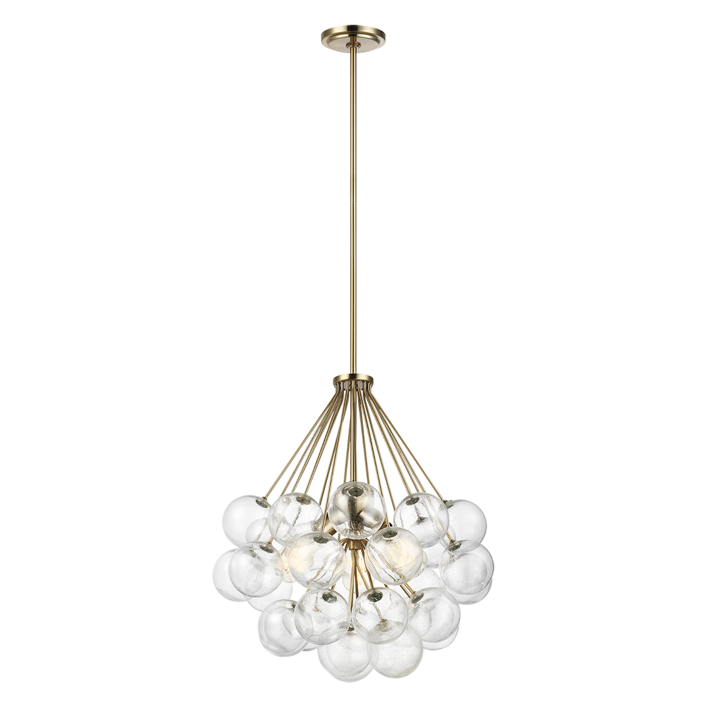 Bronzeville Three Light Pendant 6514303 Visual Comfort