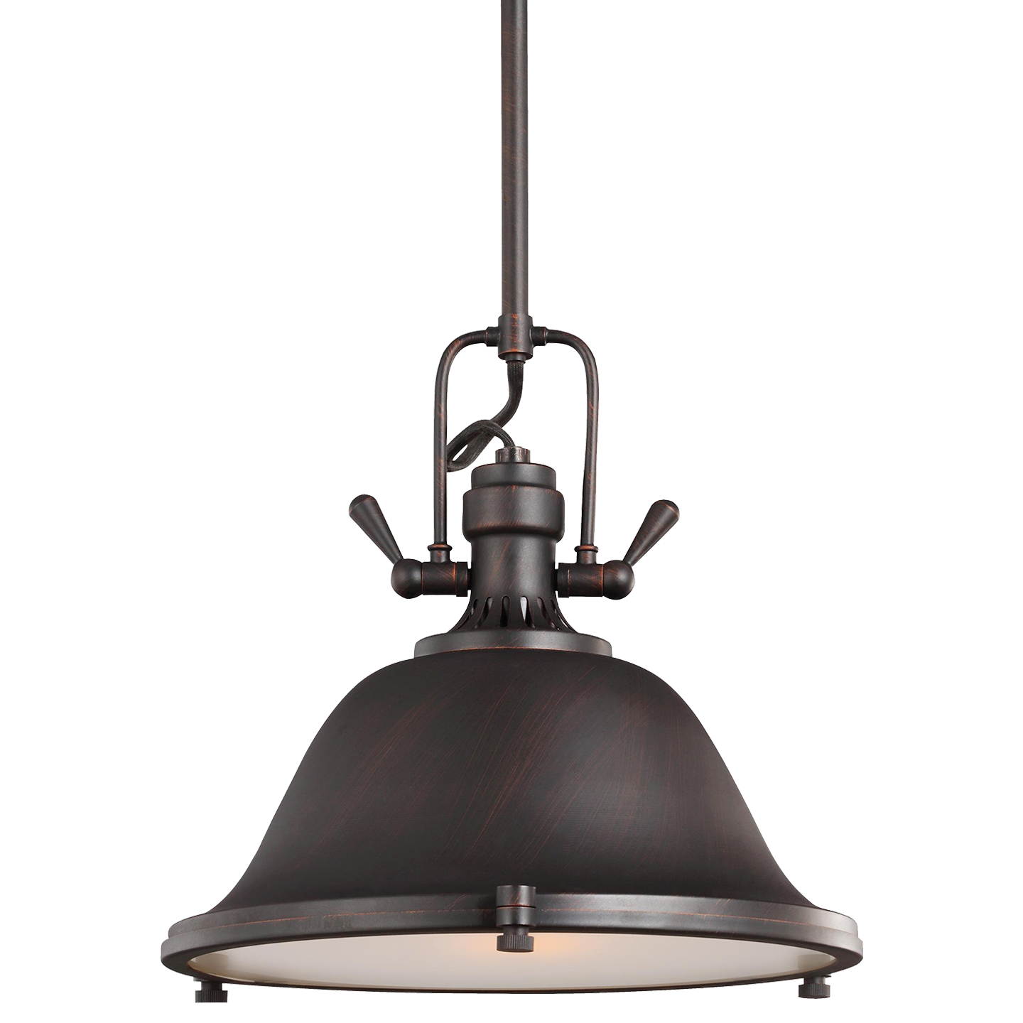 Stone Street One Light Pendant Bronze Bulbs Included