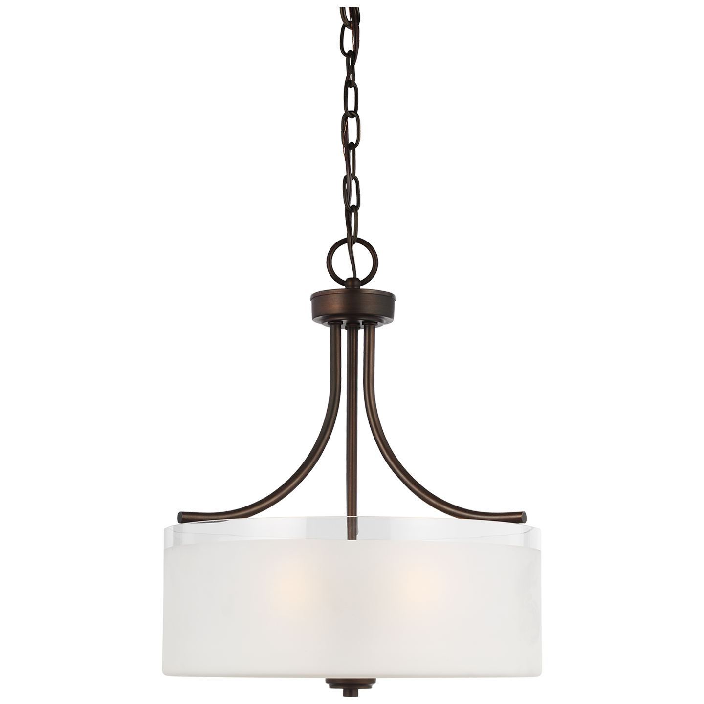Norwood Three Light Pendant Bronze Bulbs Inc