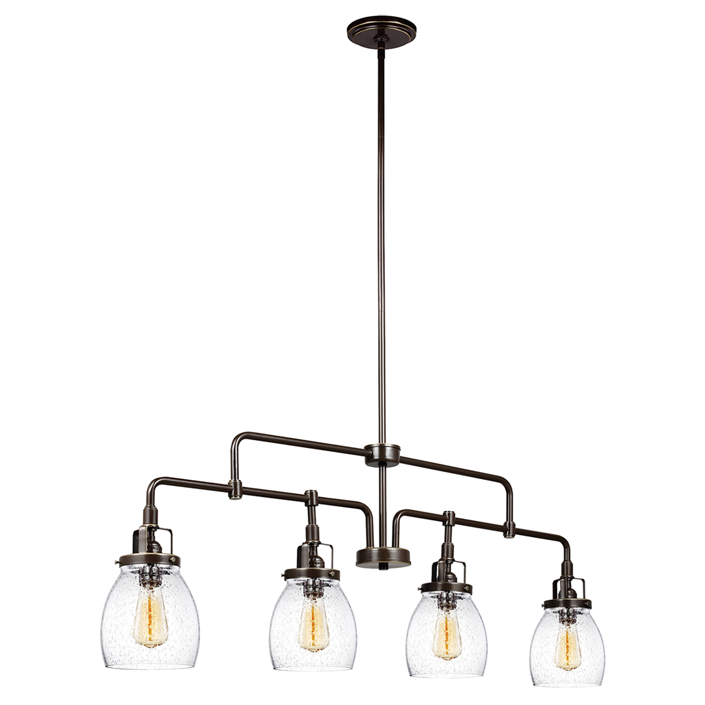 Belton Four Light Island Pendant Heirloom Bronze