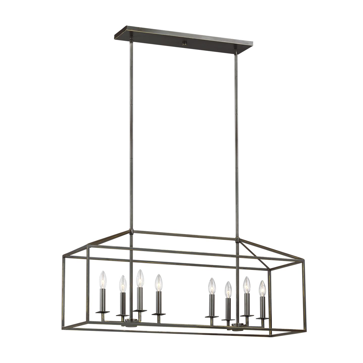 Perryton Eight Light Island Pendant Heirloom Bronze