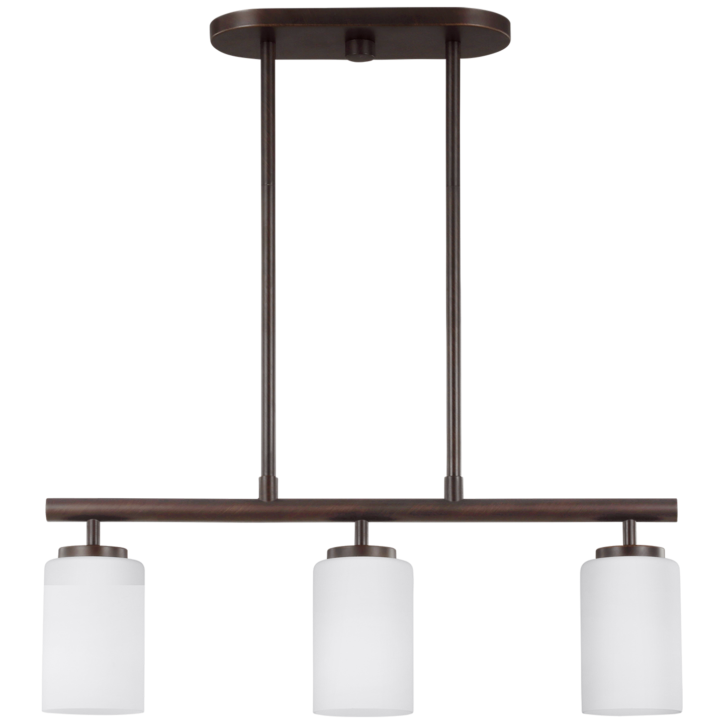 Oslo Three Light Island Pendant Bronze Bulbs Inc