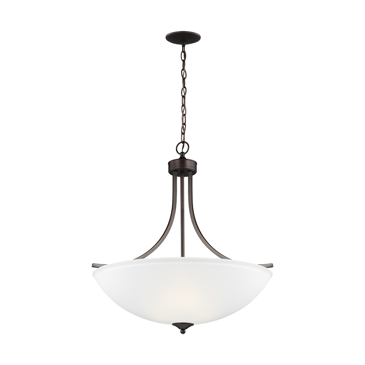 Geary Large Four Light Pendant Bronze