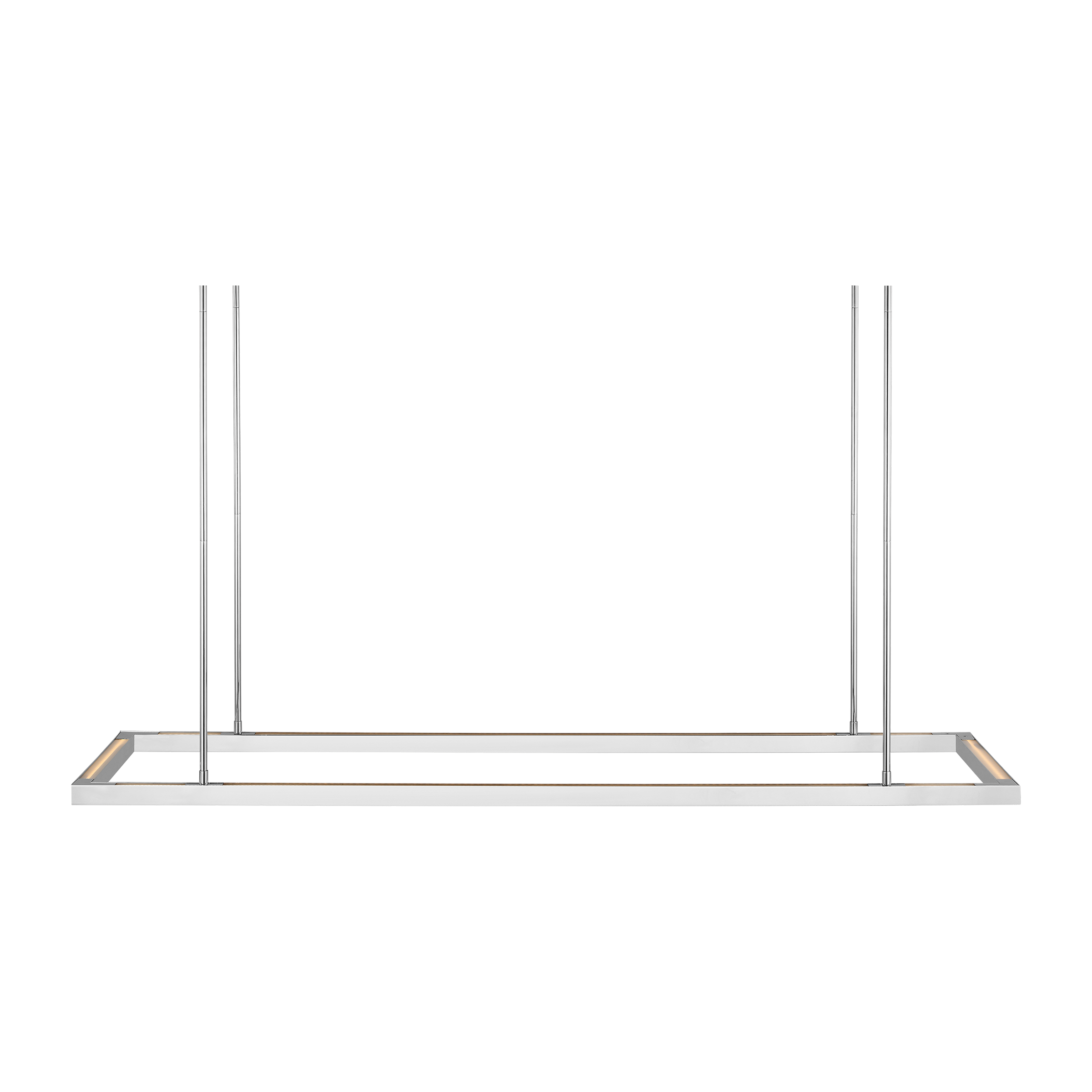 Stagger Halo 50 Linear Suspension Polished stainless steel LED 2700K 90 CRI 120-277V