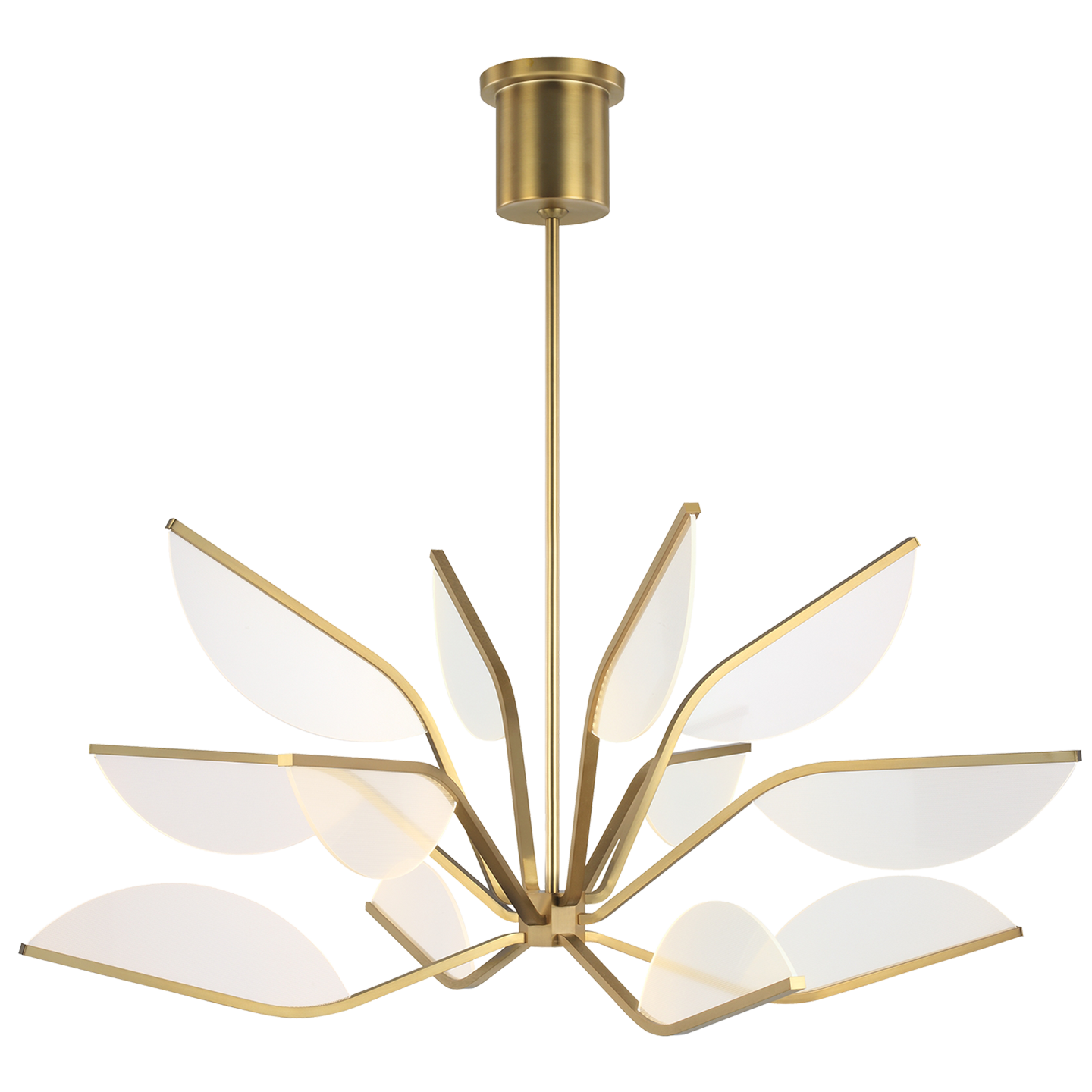 Belterra 38 Chandelier 38" Diameter Aged Brass 3000K 90 CRI integrated LED 90 CRI 3000k 120v (T20/T24)