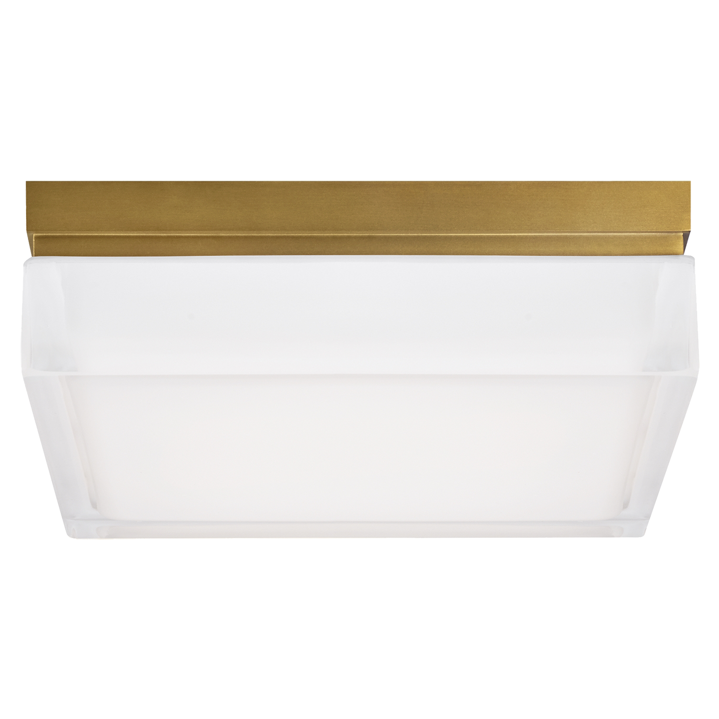 Boxie Large Flush Mount Large aged brass 2700K 90 CRI led 2700k 120v-277v