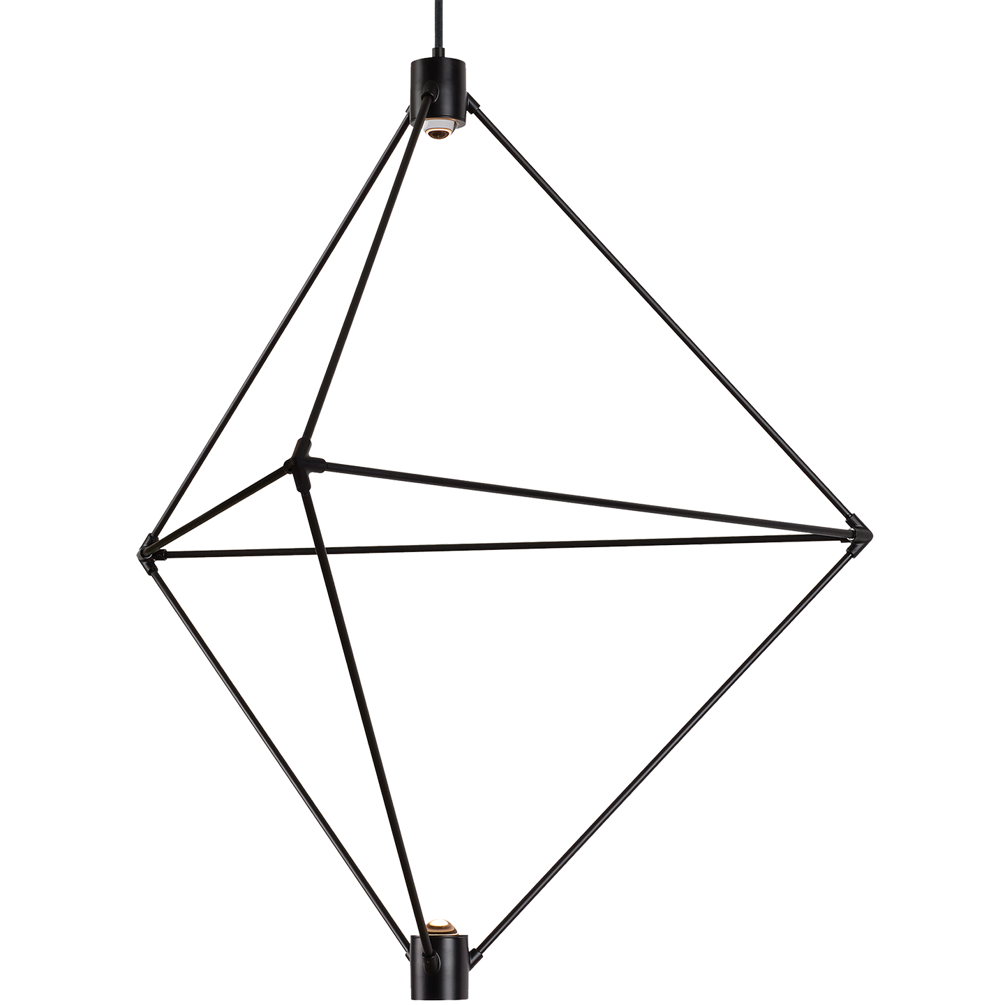 Candora 34 Chandelier matte black 3000K-2200K 90 CRI integrated led 90 cri 3000-2200k 120v (t24)