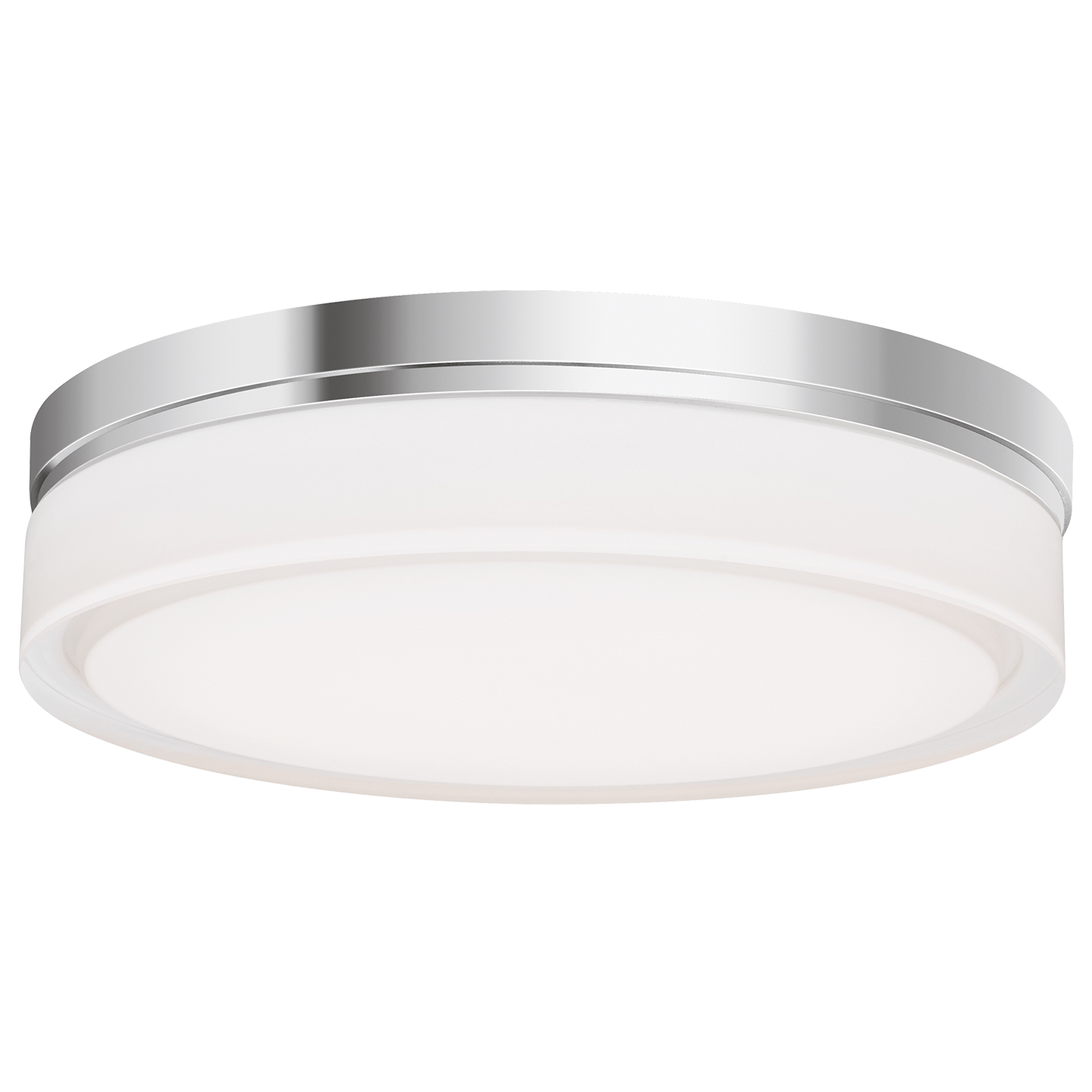 Cirque Large Flush Mount Large Chrome 3000K 100 CRI incandescent 120v