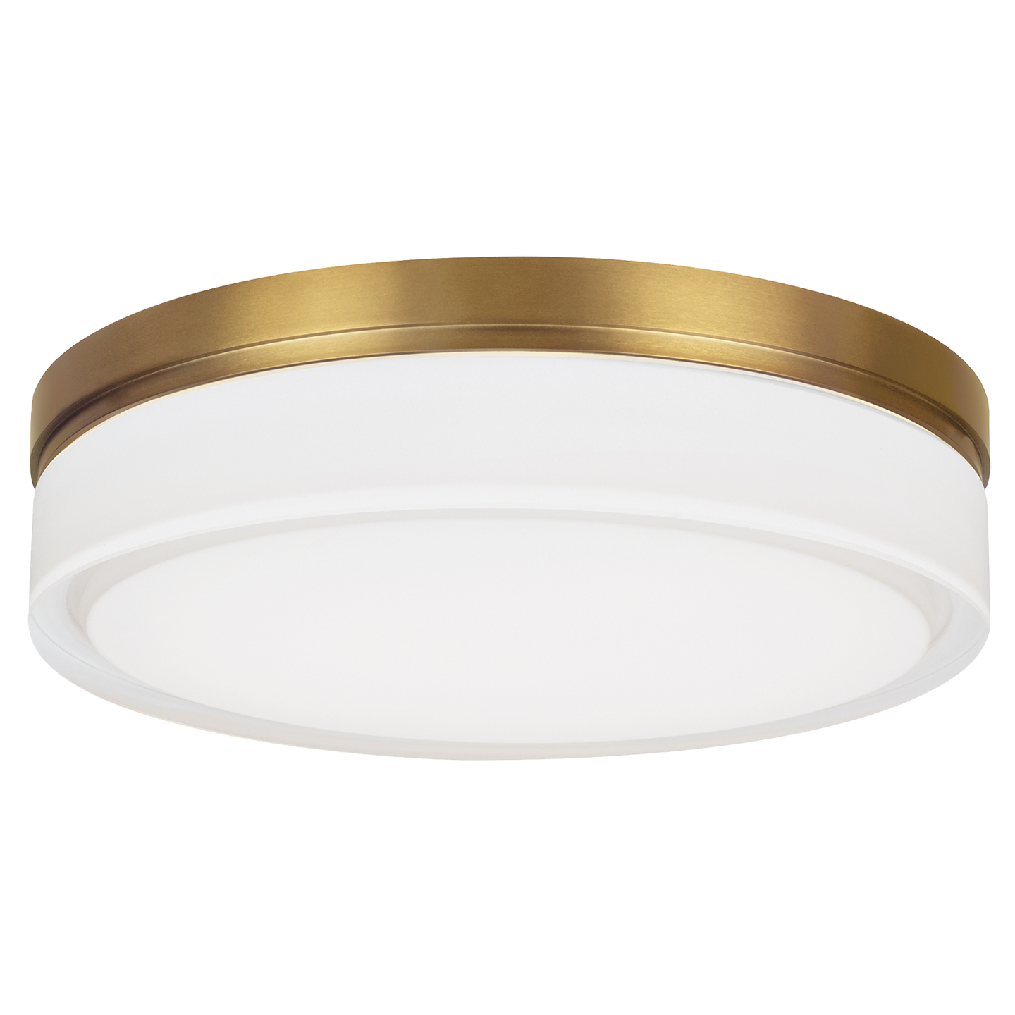 Cirque Large Flush Mount Large aged brass 3000K 90 CRI led 90 cri 3000k 120v-277v
