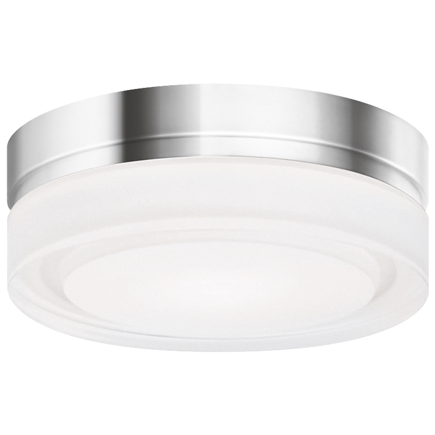 Cirque Small Flush Mount Small Chrome LED 90 CRI 2700K 120-277V