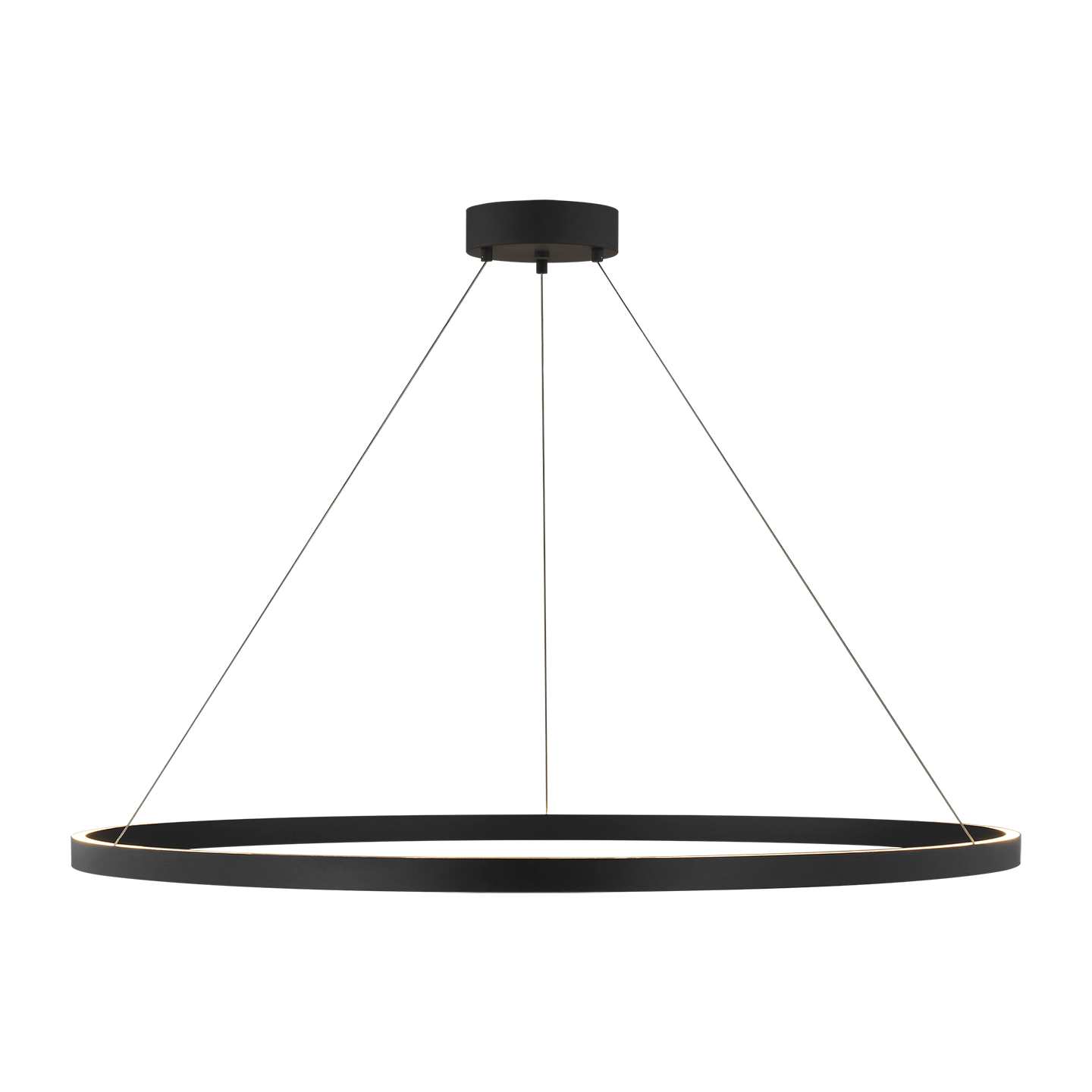 Fiama 48 Suspension matte black 3000K 90 CRI integrated led 90 cri 3000k 277v