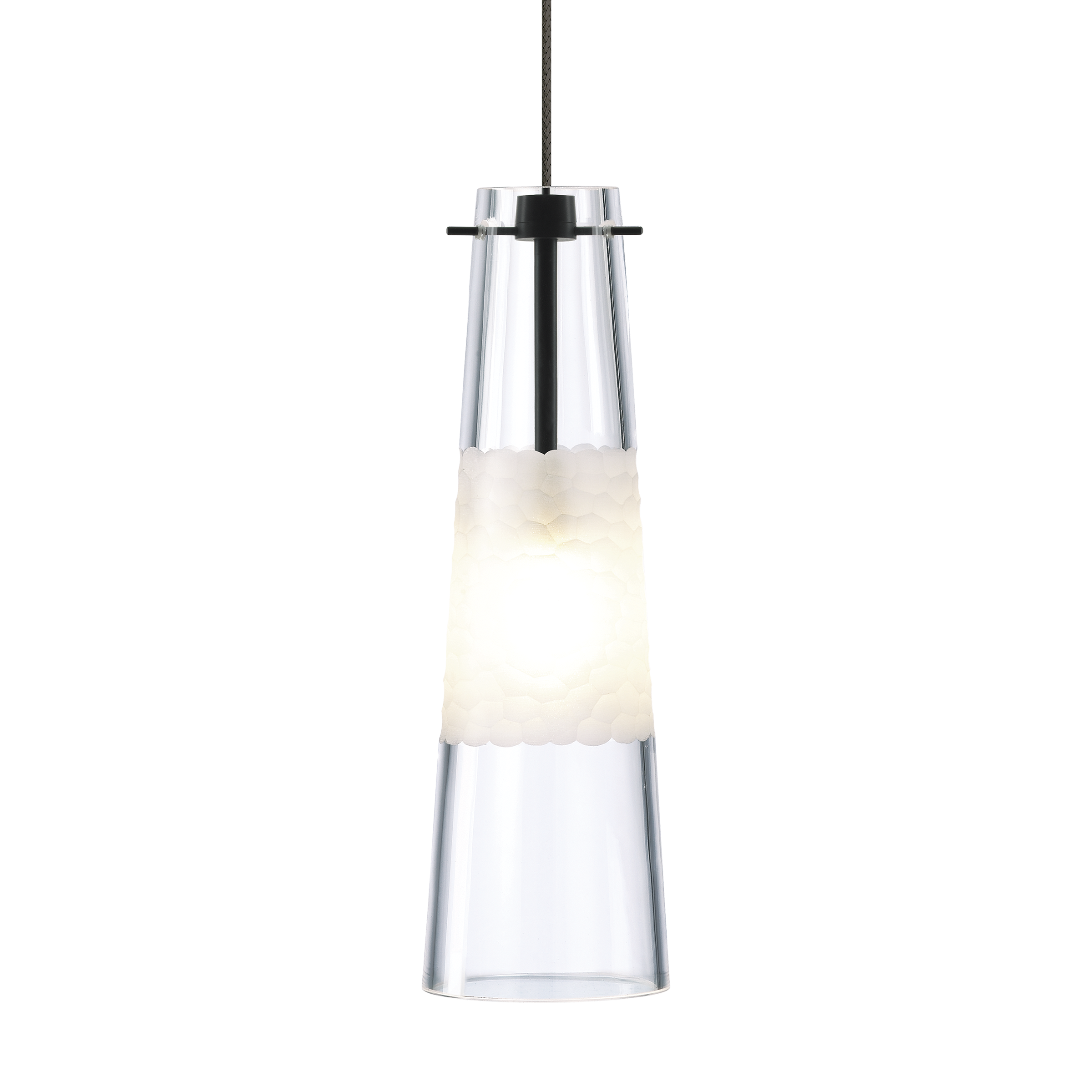 Bonn Pendant in Antique Bronze with Clear glass FreeJack Bulb(s) Included