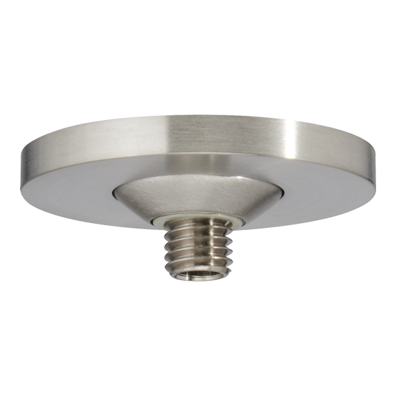 FreeJack Port Alone 1.5" Round satin nickel 