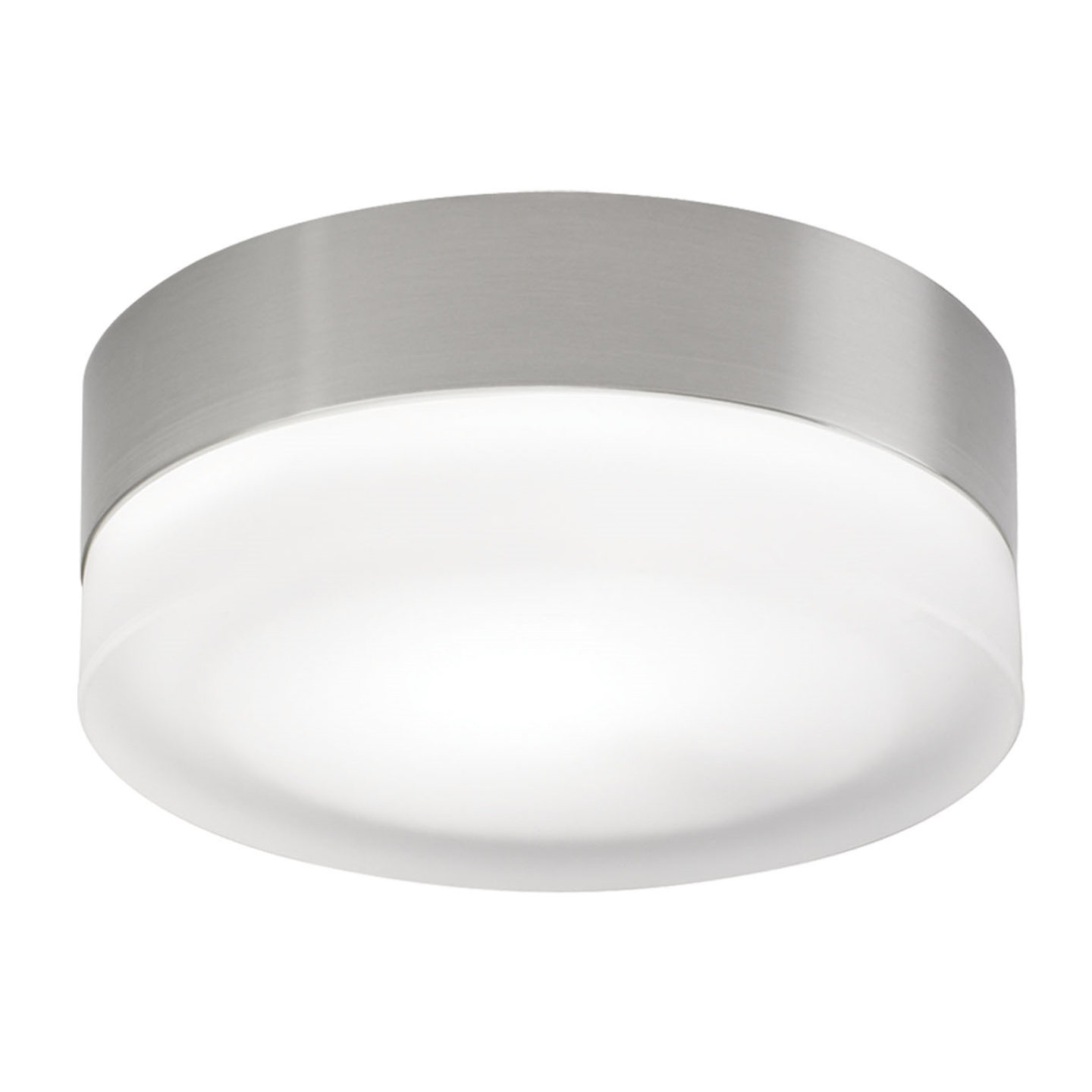 360 Small Flush Mount Small Satin Nickel 3000K 100 CRI incandescent (t20)