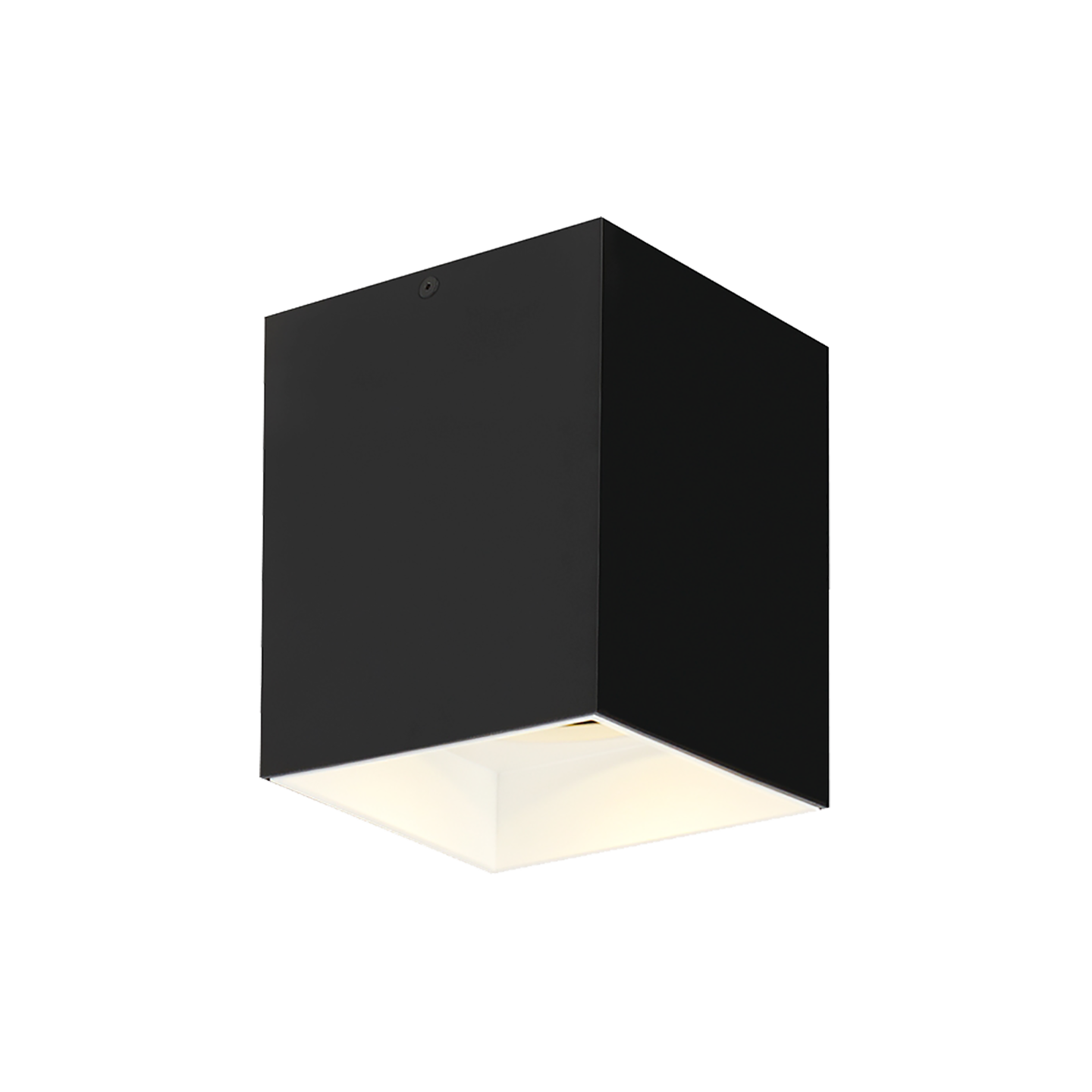 Exo 6 Flush Mount 6.1" Matte Black white 3000K 90 CRI led 90 cri 3000k 120v 277v unv