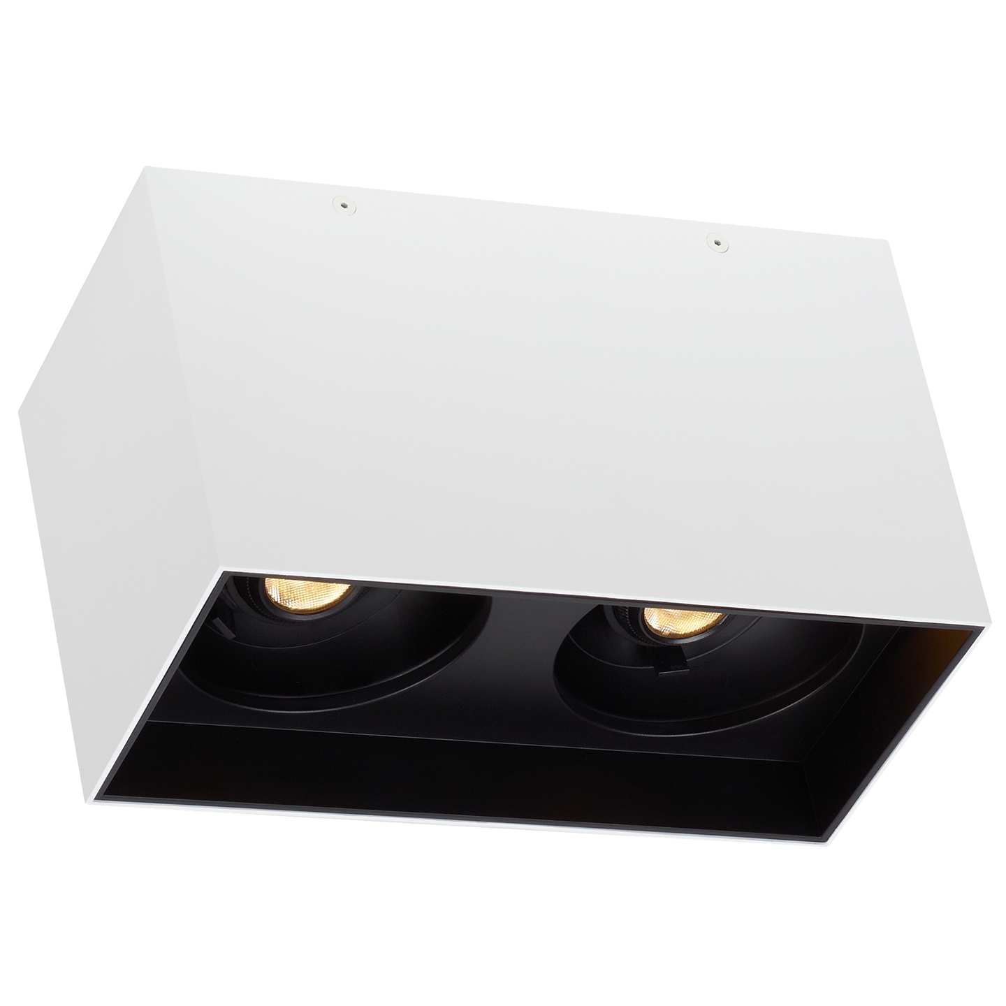 Exo 6 Dual Flush Mount 6.1" Matte White black 3500K 90 CRI led 90 cri 3500k 120v 277v unv