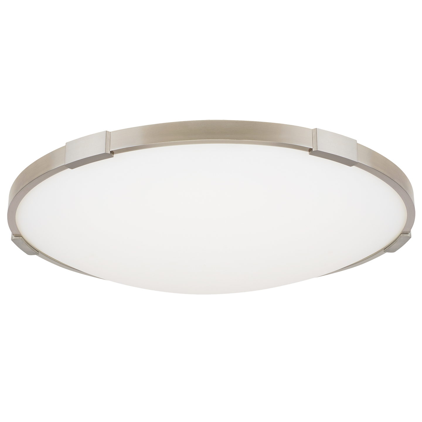 Lance 18 Flush Mount 18" Diameter satin nickel 3000K 90 CRI led 90 cri 3000k 120v