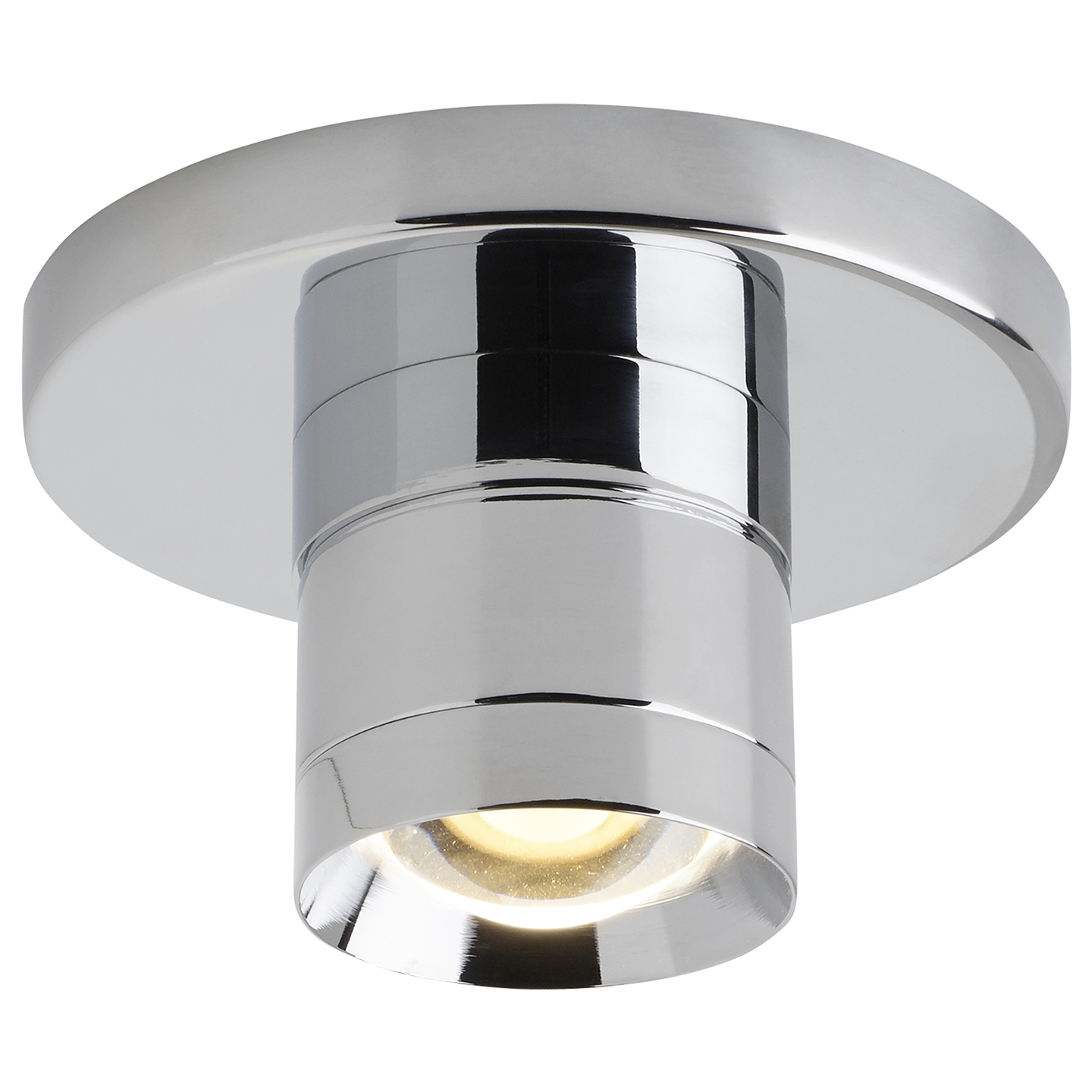 Silo Flush Mount Metal Optic Ring chrome 3000K 90 CRI integrated led 90 cri 3000k 120v