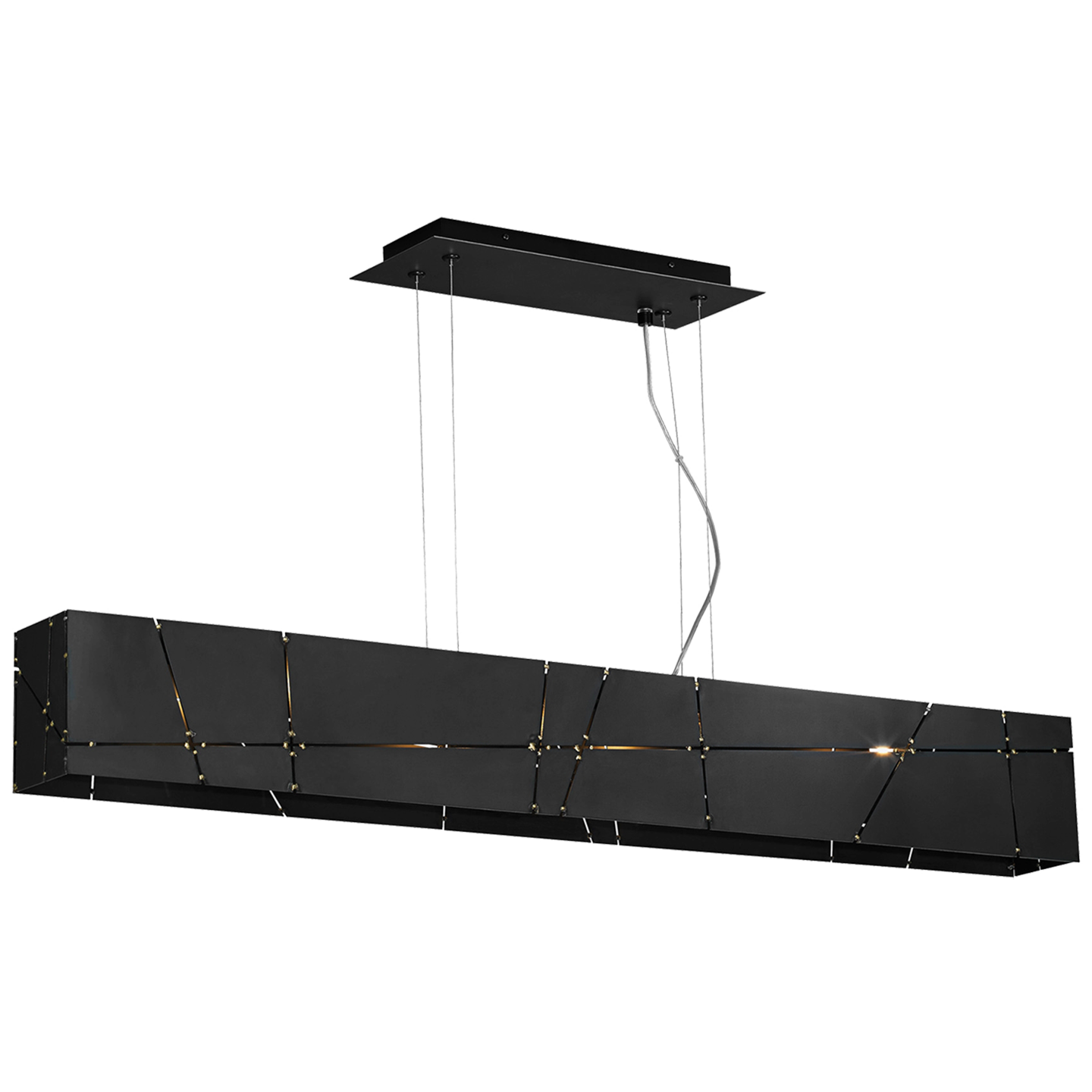 Crossroads Linear Suspension steel 3000K 80 CRI led 3000v 120v