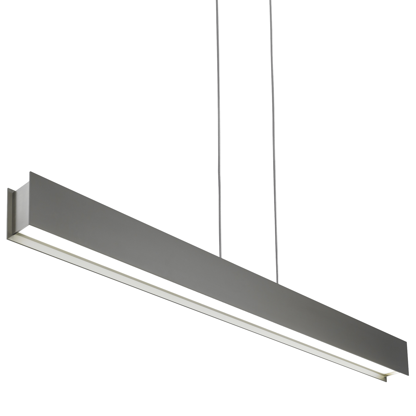 Vandor Linear Suspension Gray Rubberized satin nickel 3000K 90 CRI integrated led 90 cri 3000k 120v