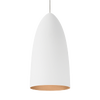 Mini Signal Pendant MonoRail Rubberized White/Copper satin nickel no lamp 