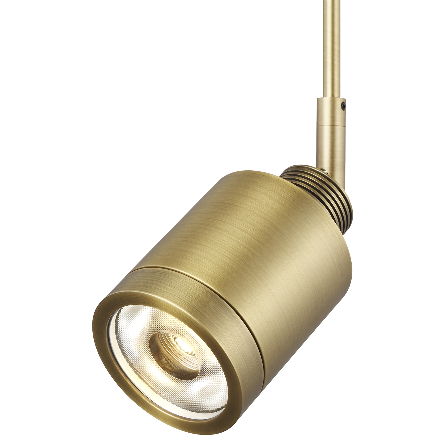 Tellium Head MonoRail aged brass no lamp