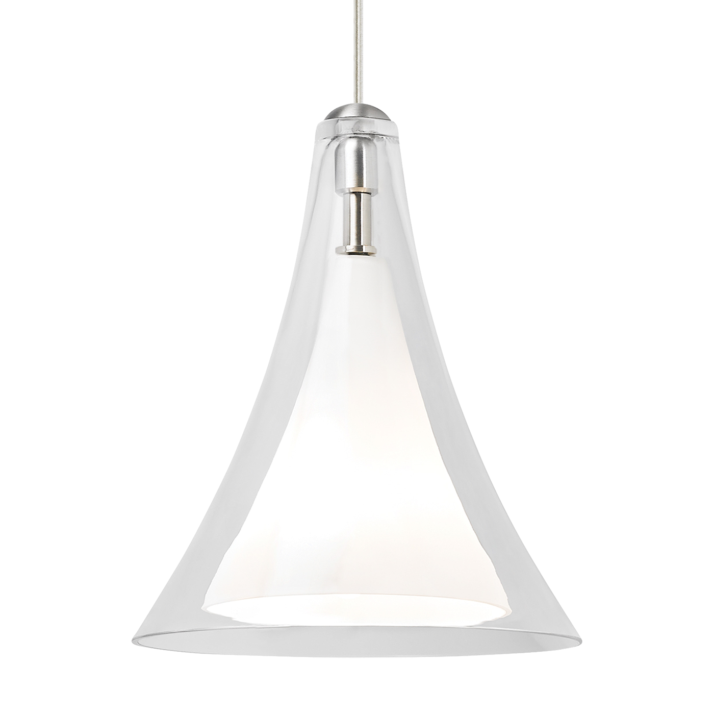 Melrose II Pendant in Antique Bronze with Clear Glass Monopoint Bulb(s) Included