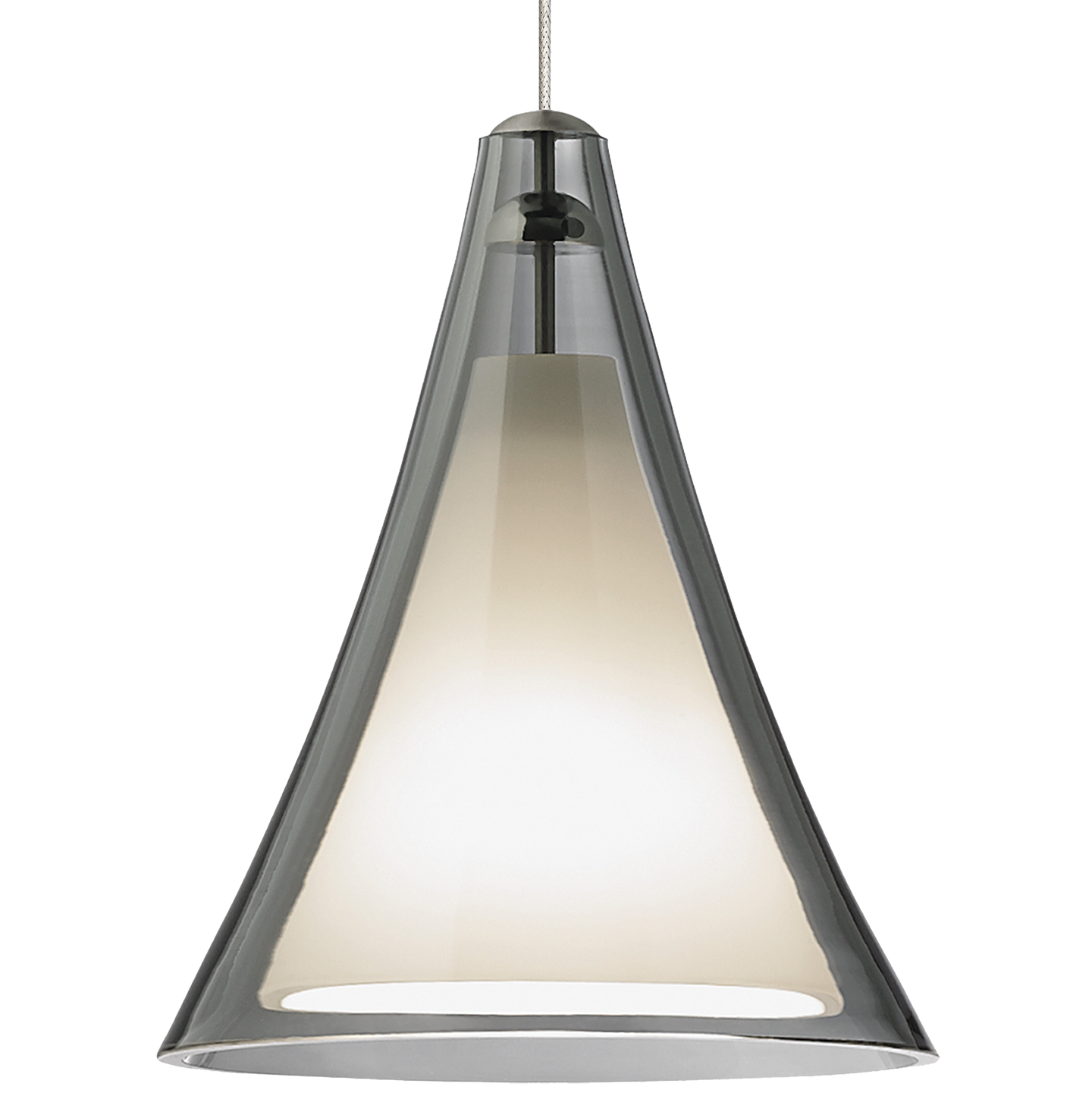 Mini Melrose II Pendant MonoPoint Smoke Chrome 3000K 90 CRI 12 volt LED 90 CRI 3000k (T20/T24)