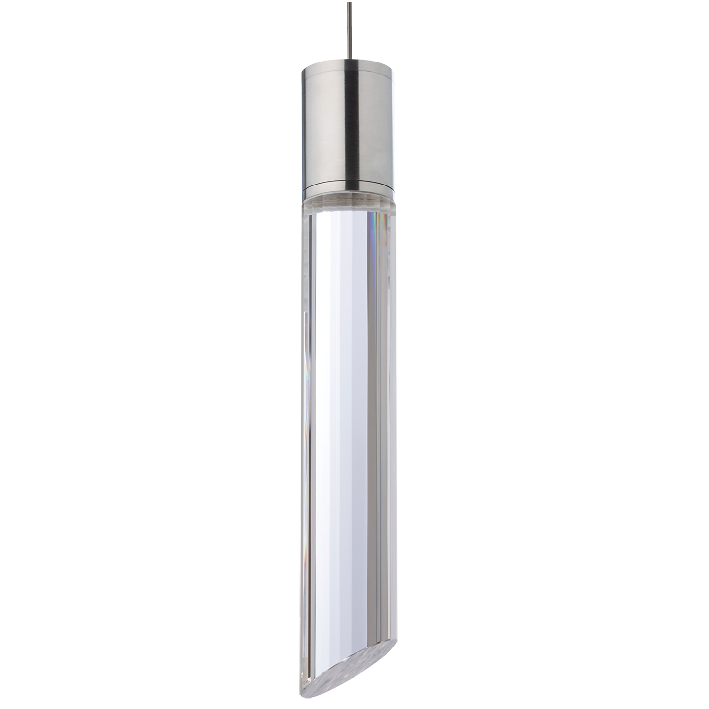 Tibor Pendant MonoPoint Clear satin nickel 3000K 90 CRI 12 volt led 80 cri 3000k 