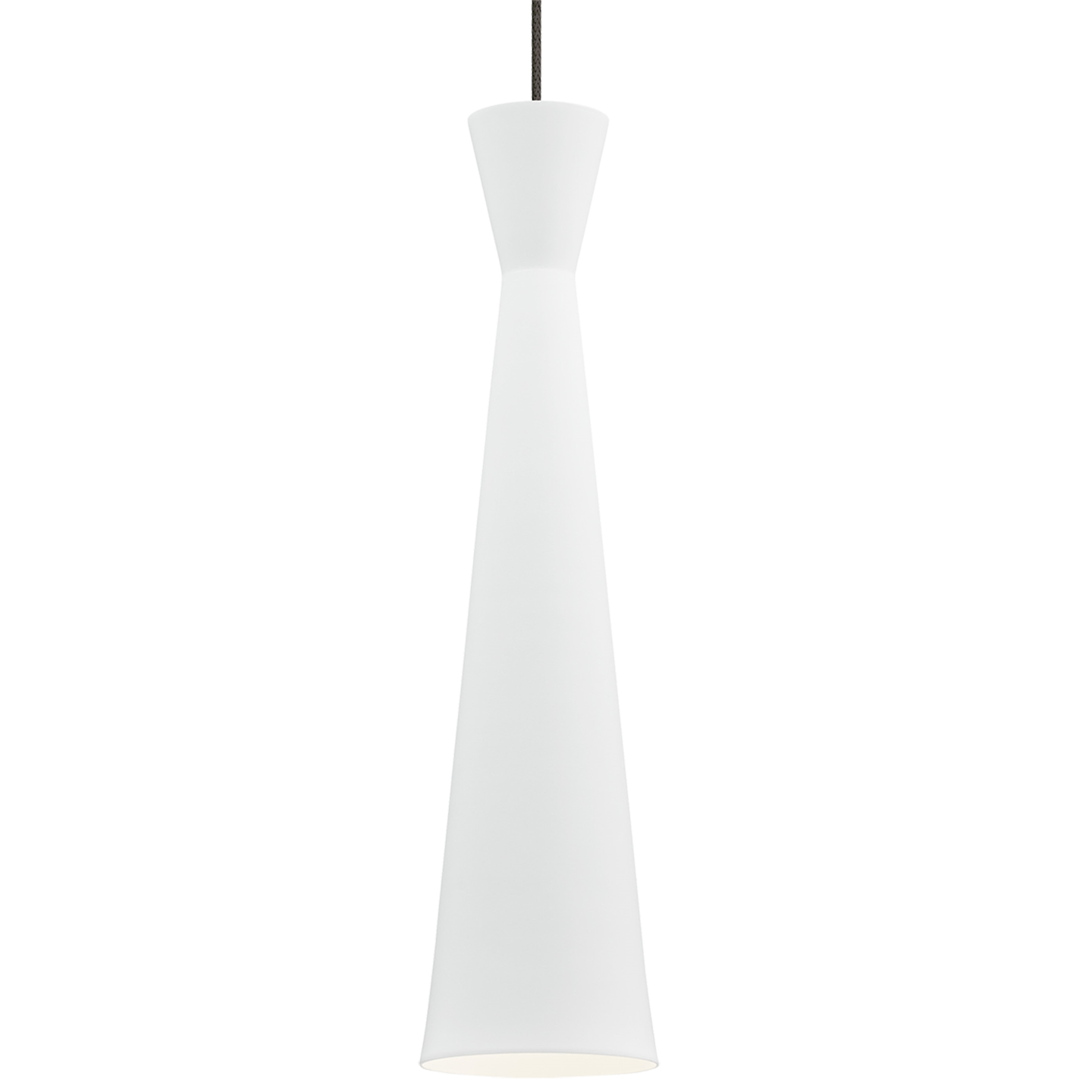 Windsor Pendant MonoPoint White antique bronze No Lamp