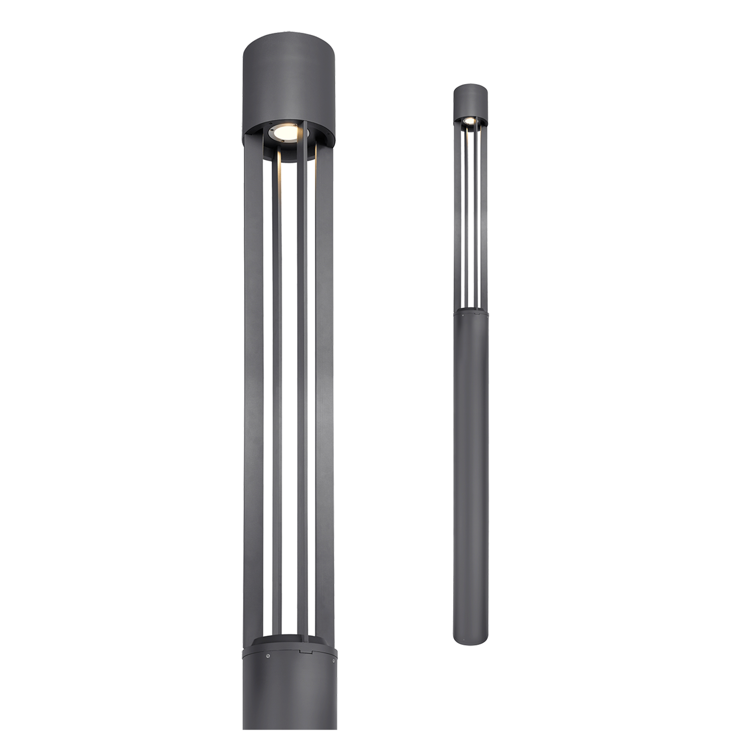 Turbo Outdoor Light Column charcoal 3000K 80 CRI 
