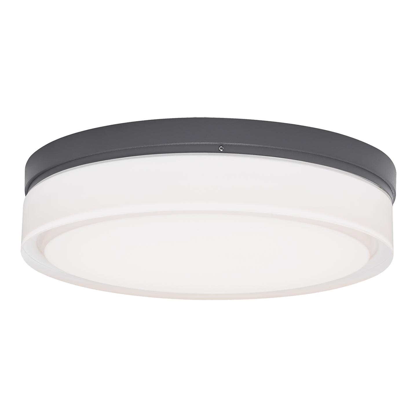 Cirque Small Outdoor Wall/Flush Mount Small Charcoal 3000K INC