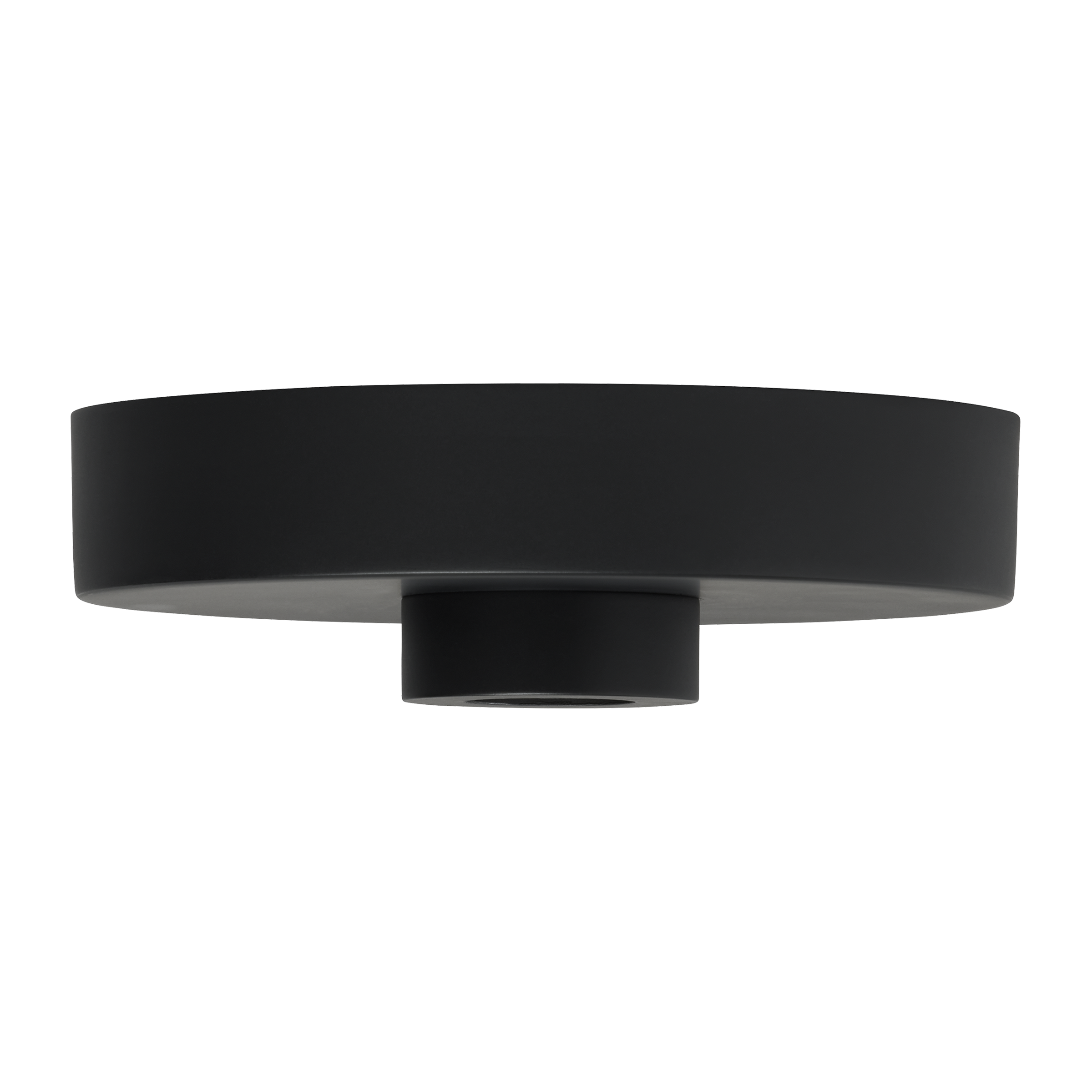 Line-Voltage Shallow Canopy Matte Black